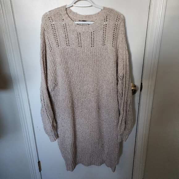 American Eagle Outfitters Dresses & Skirts - Women's American Eagle tan sweater dress XXL